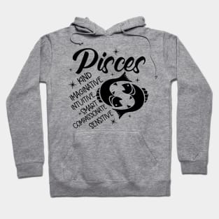 Pisces Zodiac Sign Positive Personality Traits Hoodie